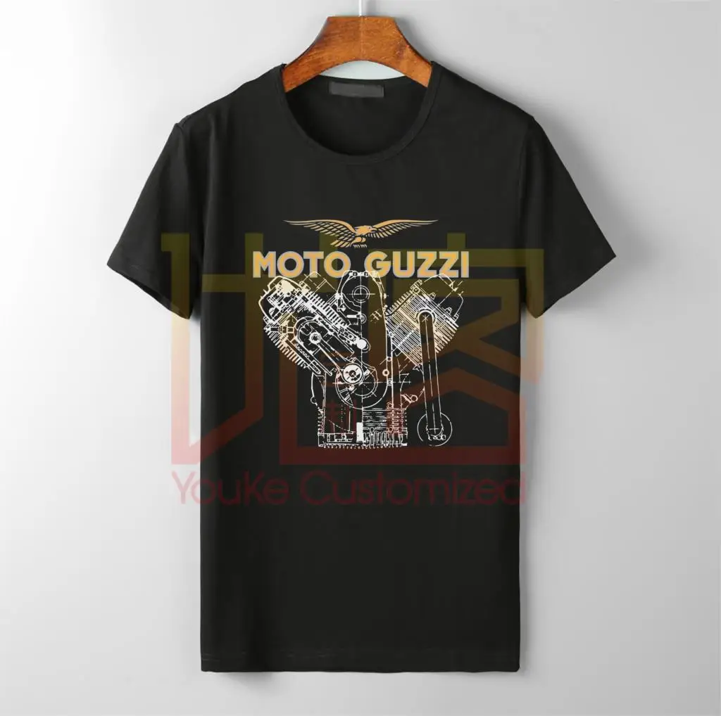 Футболка с мотором Moto Guzzi V7 |