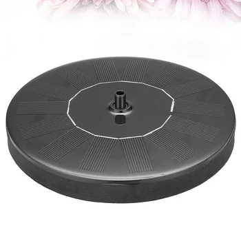 

1PC Solar Powered Fountain Anti Blocking Fountain Pump Floating Water Fountain Movable Solar Power Fountain Multi-purpose Solar