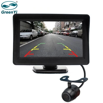 

GreenYi Car Parking Assistance System 4.3" inch Rear View Mirror Monitor Parking Car Monitor + Parking Car Rear View Camera