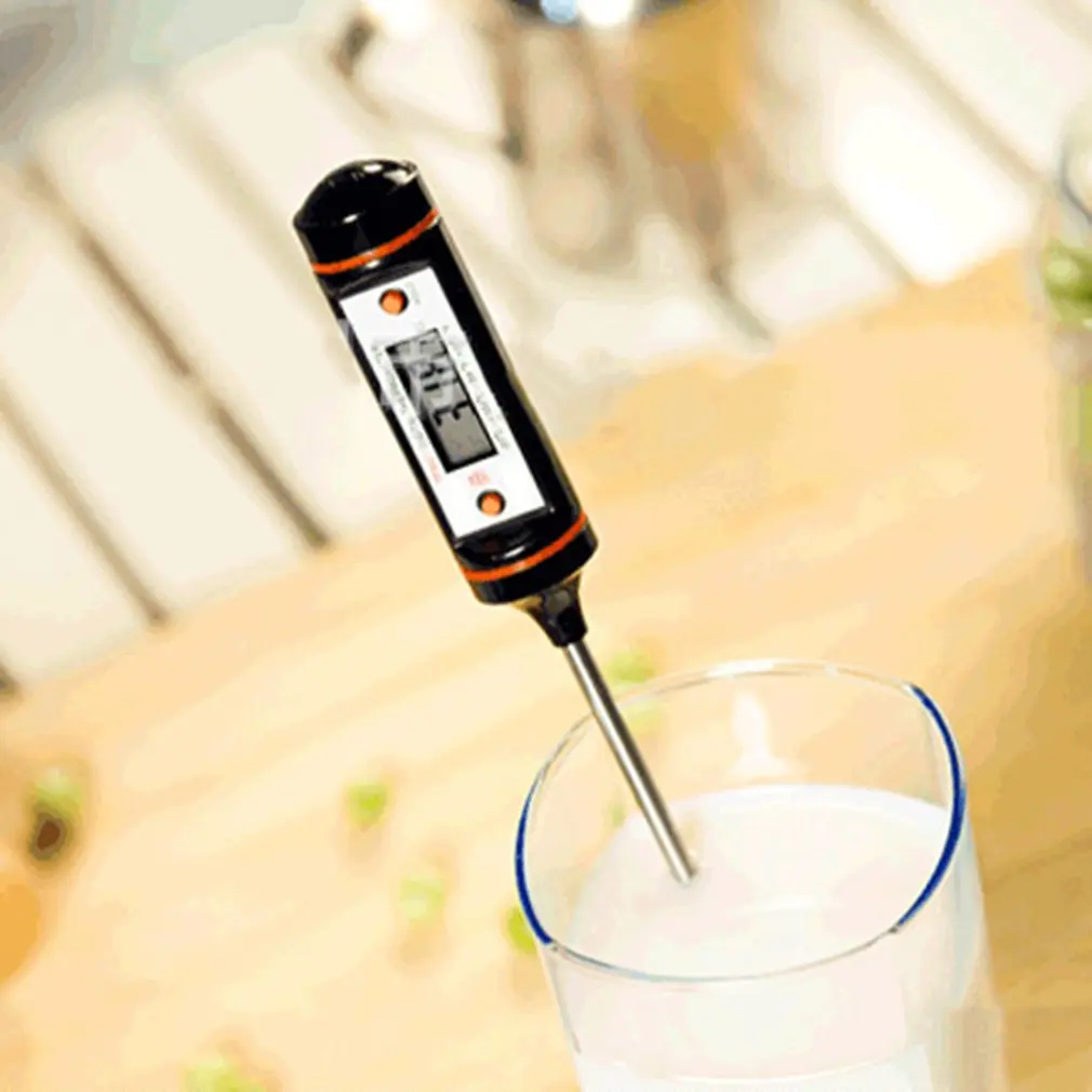 

Hot Food Baking Pen LED Kitchen Digital Thermometer Electronic Probe Type Liquid Barbecue Oil Cooking Tool Dropshipping