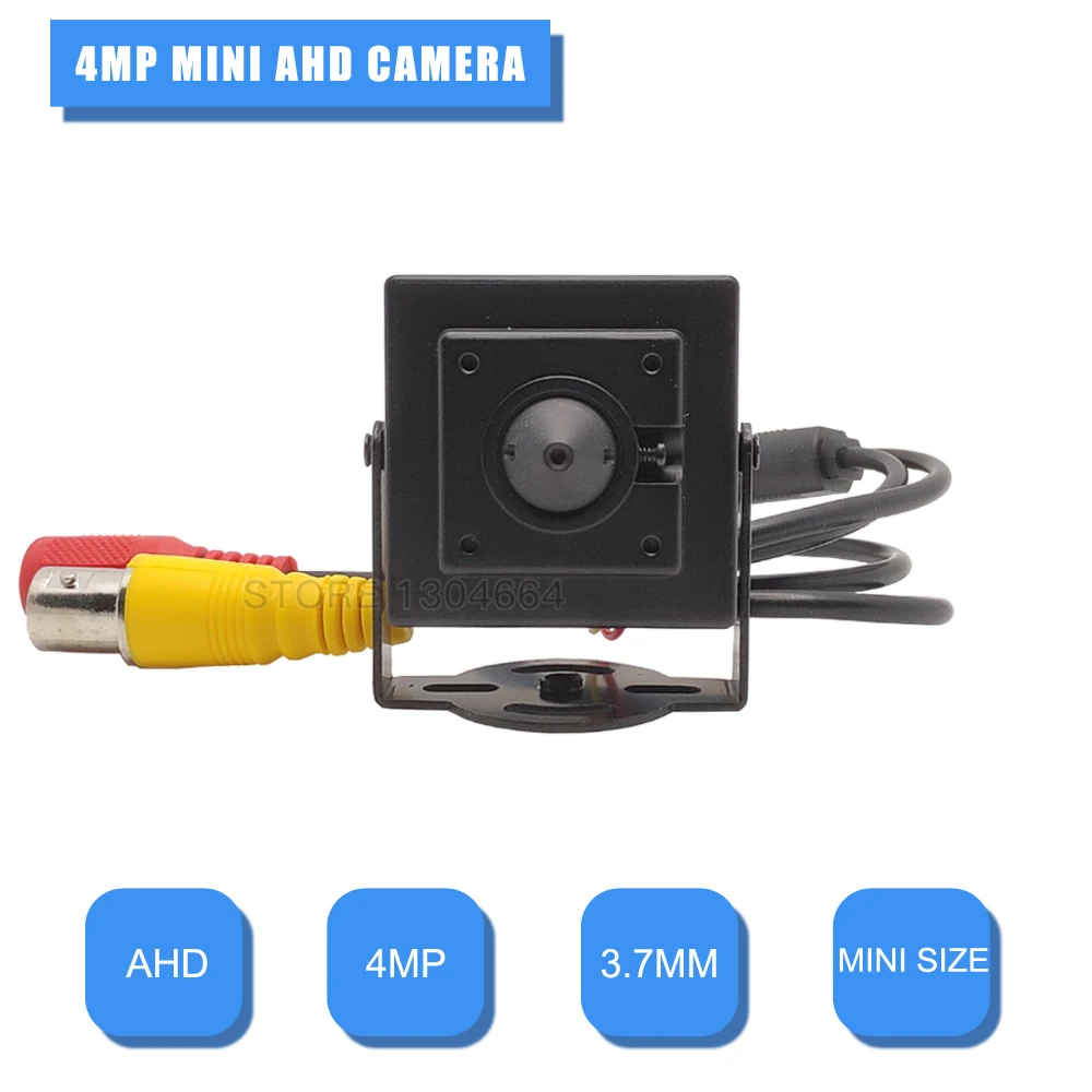 AHD мини Камера HD 4MP CCTV TVI/CVI/CVBS 4 в 1 безопасности Пинхол объектив Крытый камеры