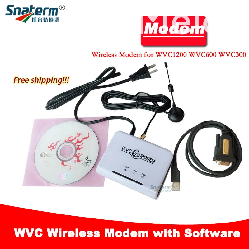 

Wireless 433 MHz Communication Monitoring System WVC Modem with Software for Solar Micro Inverters WVC300 WVC600 WVC1200