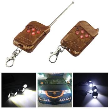 

Super Bright 4x3W 16 Model Strobe Flash Eagle Eye LEDs Car Light With Wireless Remote Waterproof DRL Warning Light Bulb