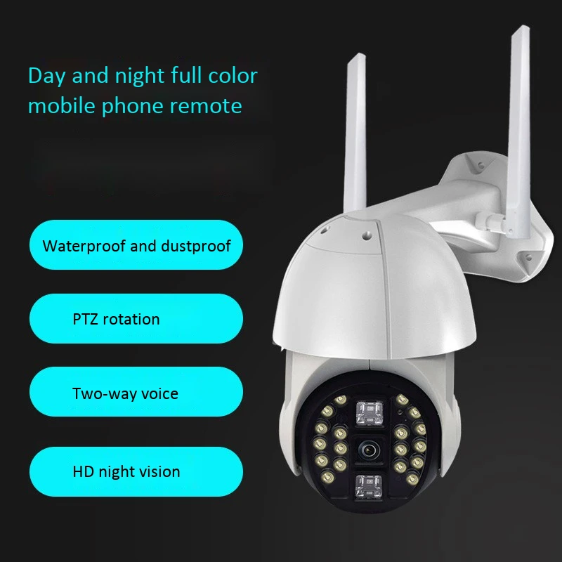 MOOL 1080P наружная PTZ IP камера с автоматическим отслеживанием 2MP облачная Домашняя безопасность Wifi камера 4X цифровой зум скоростная купольная камера с сиреной