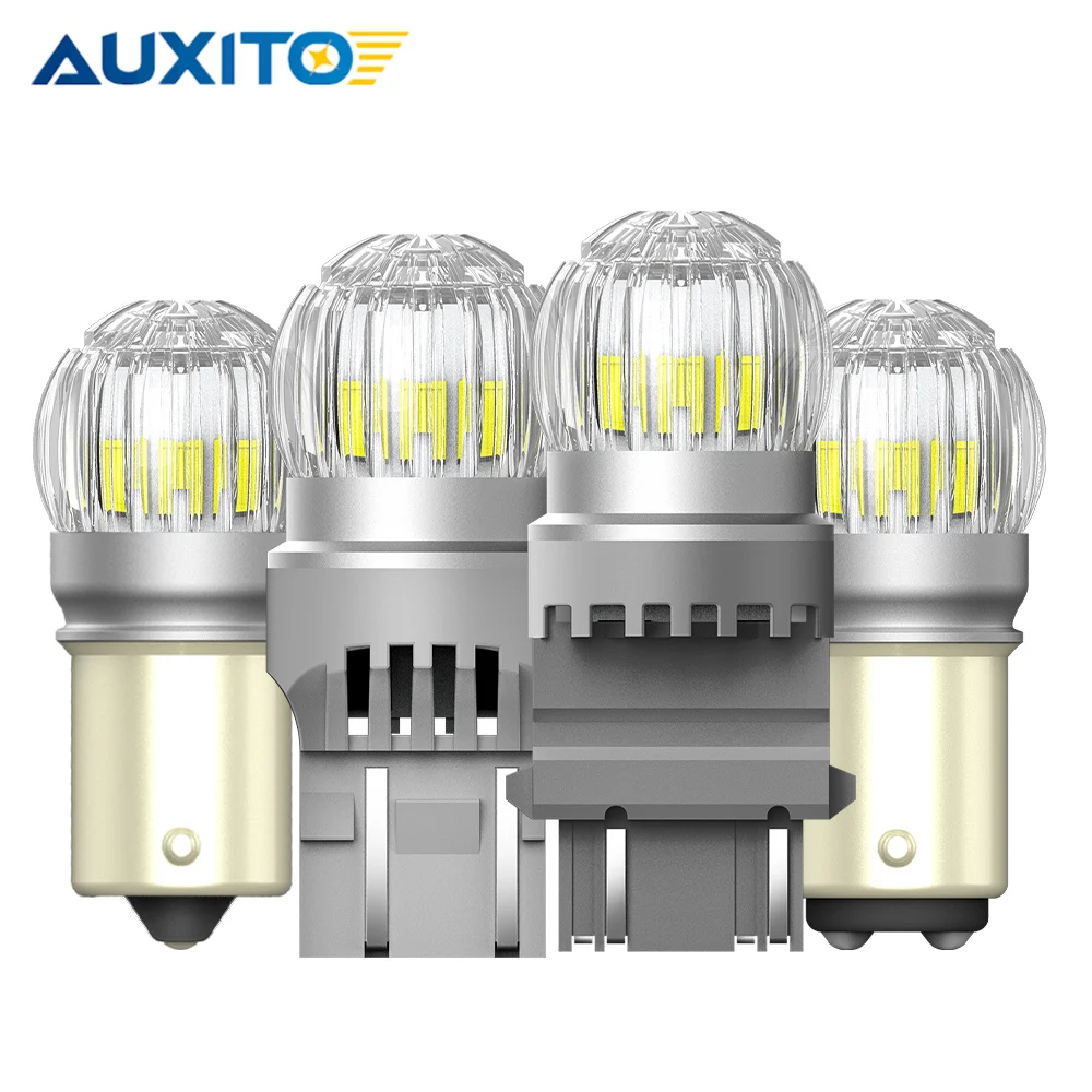 AUXITO 2X P21W Светодиодная лампа 1156 BA15S BAY15D P21/5 W светодиодный ная T20 7443 SRCK W21W W21/5 T15 W16W