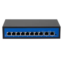 ZWD-8+ 2BZDN-X 8+ 2 POE коммутатор 8 Ethernet порт 2 каналов Ethernet порт 2,0 Гбит/с для ip-камеры беспроводной AP США штекер