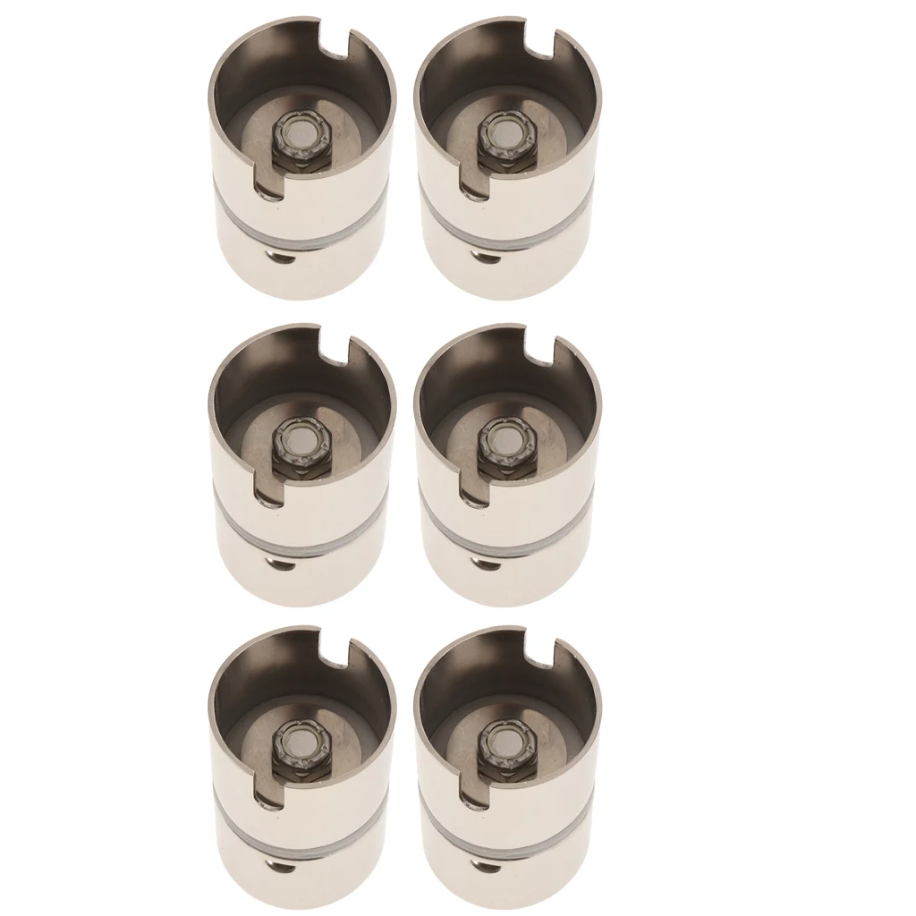 

MagiDeal 6 Pieces Drop-in Swivel Rod Holder Fishing Pole Converter