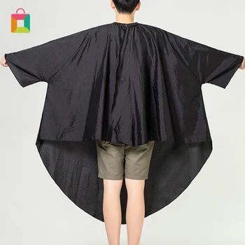 

Hair Cutting Cape Waterproof Long Sleeve Haircut Apron Hairdressing Cloth Gown Wrap Cozy