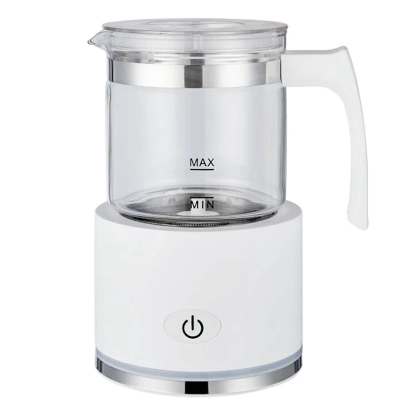 Milk Frother Hot or Cold Electric Coffee Warmer Steamer Automatic Foam