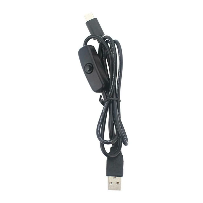 Адаптер питания кабель 5 в 3 А Usb для type-C шнур питания с кнопкой вкл. Выкл. Для Raspberry Pi 4 Модель B