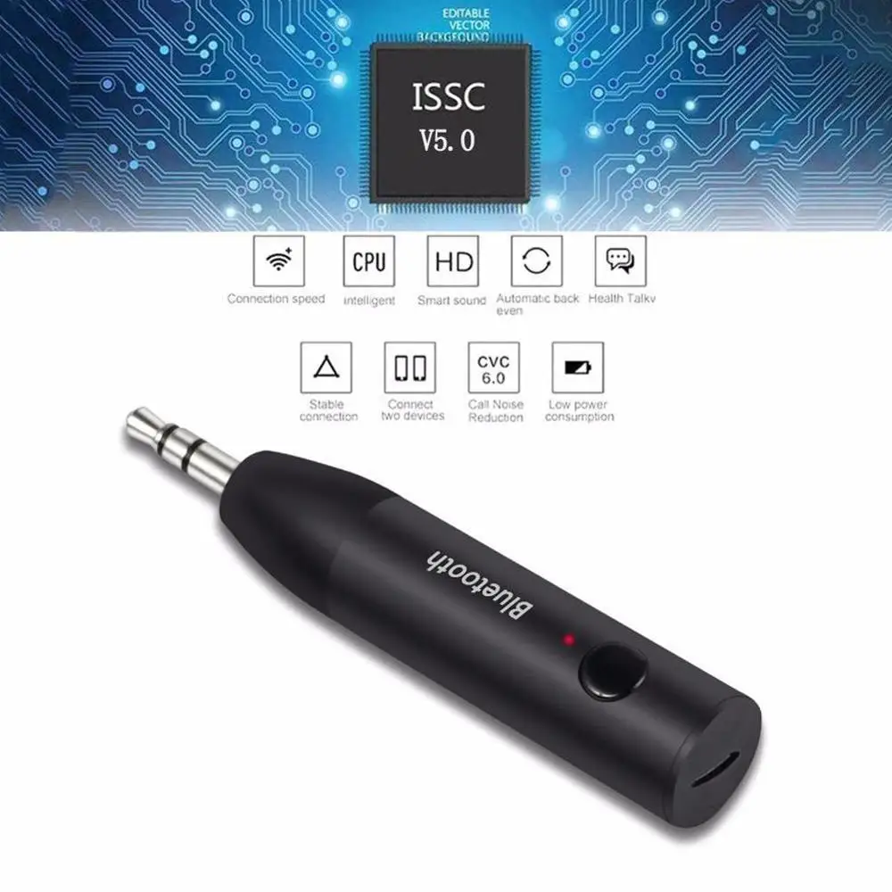 Беспроводной Bluetooth 5,0 приемник адаптер 3,5 мм разъем Aux стерео Музыка Аудио приемник Handsfree автомобильный Bluetooth комплект адаптер
