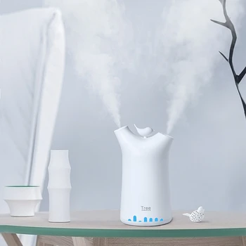 

400Ml Charging Humidifier Humidifier Mini Aroma Diffuser Air Purifier with Double Spray Air Oil Aromatherapy Humidifier Mist Mak