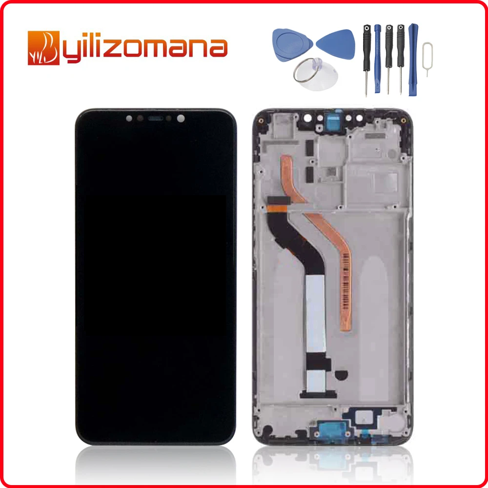 6 18 &quotоригинальный для XIAOMI Pocophone F1 ЖК дисплей сенсорный экран с рамкой дигитайзер