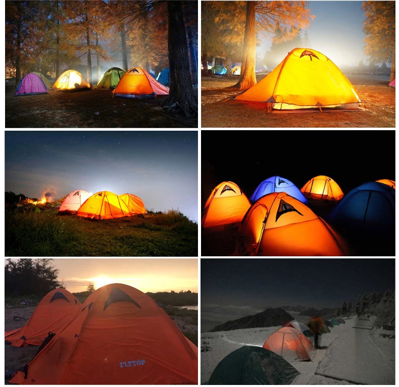 FLYTOP Outdoor Camping Tent For Rest Travel 2 Persons 3 Double Layer Windproof Waterproof Winter Professional Camp Tourist Tent (15)