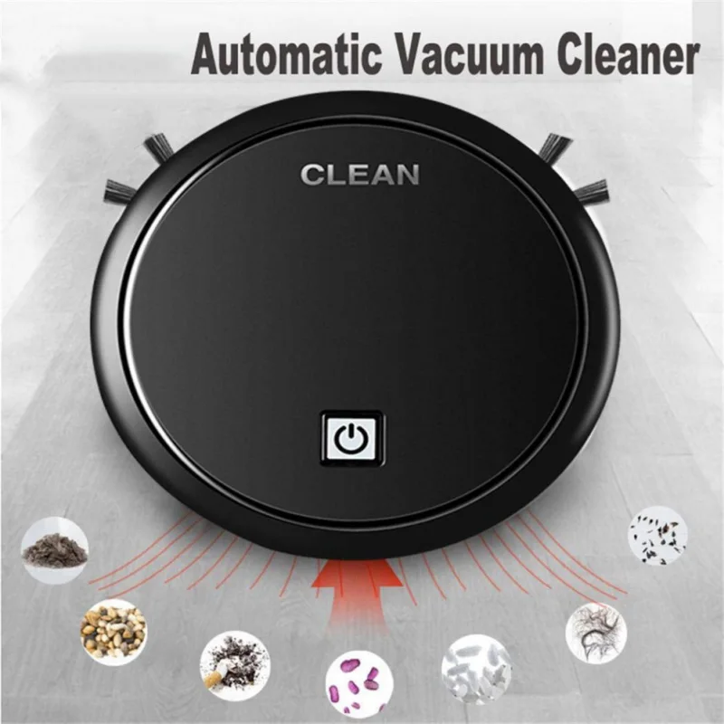 USB Charging Automatic Vacuum Cleaner Floor Sweeper Smart Sensor Protection Low Noise Strong Suction Power Household dropshiping USB Charging Automatic Vacuum Cleaner Floor Sweeper Smart Sensor Protection Low Noise Strong Suction Power Household dropshiping
