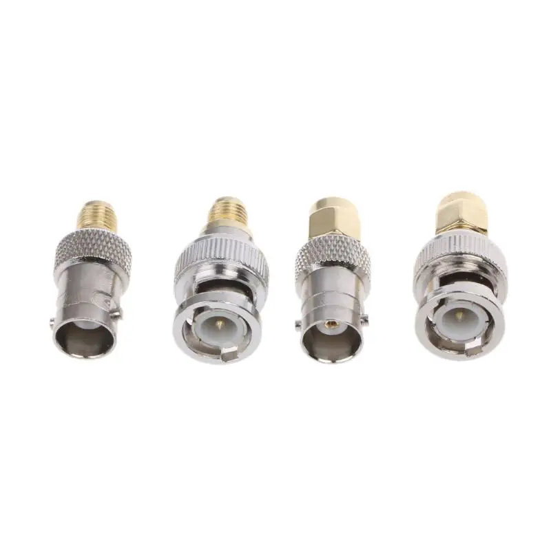 

4Pcs BNC To SMA Type Male Female RF Connector Adapter Kit Test Converter Set