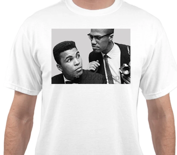 

Muhammad Ali Boxer Boxing Malcolm X The Greatest TShirt T-Shirt Tee Gift