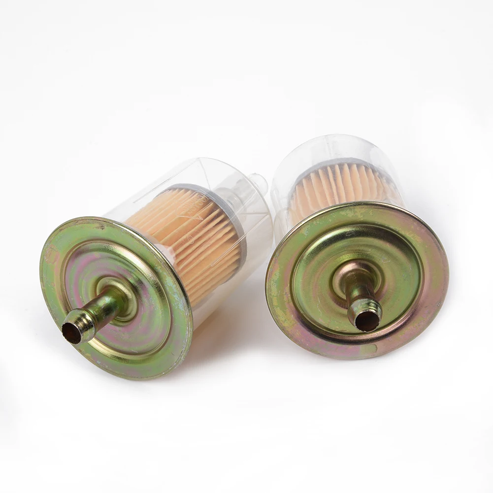 Universal Petrol Inline Fuel Filter LARGE Car Vehicles Parts Fit 8mm Pipes