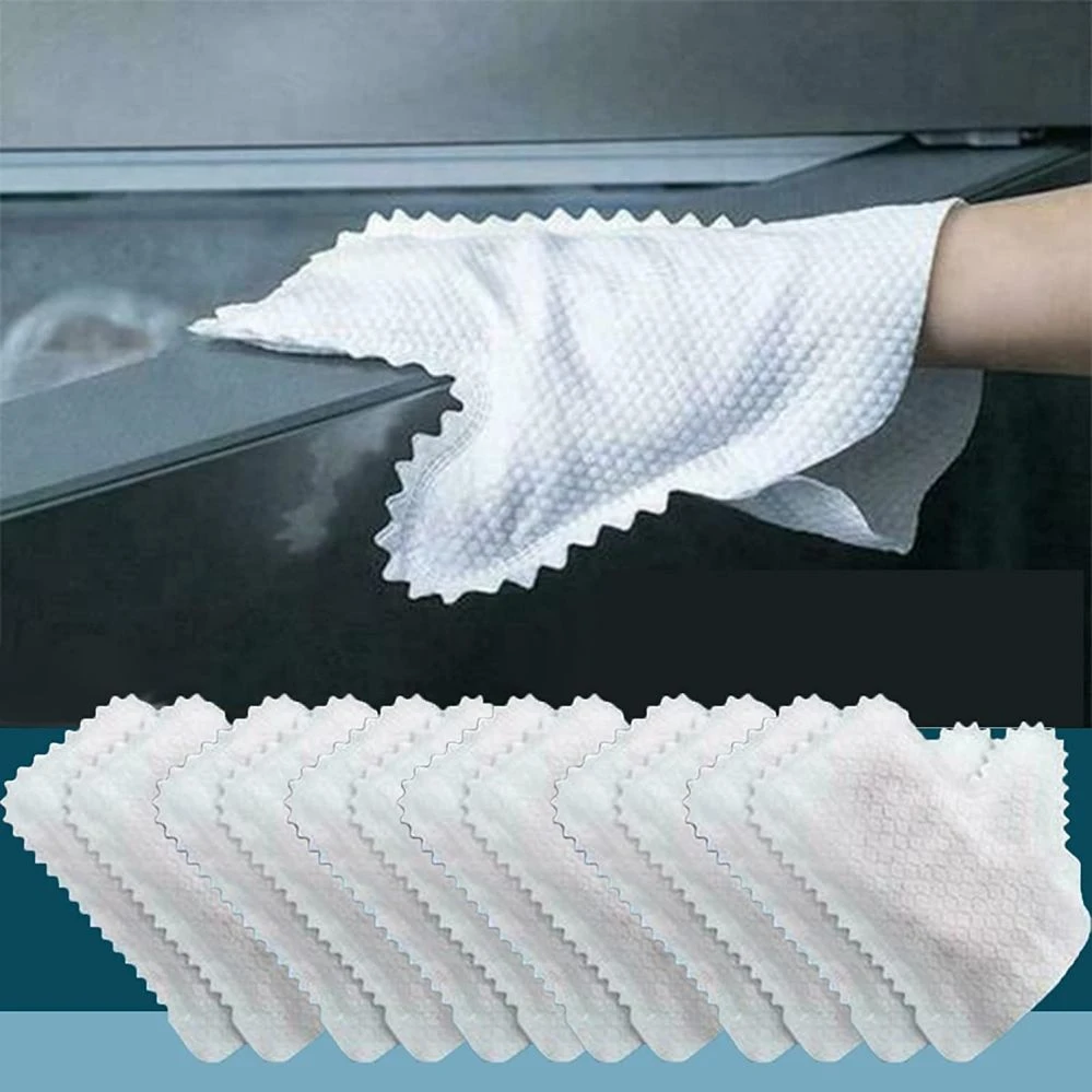 Disposable Dusting Glove Mitts Non Woven Fabric 10 Pcs Wipes Dry