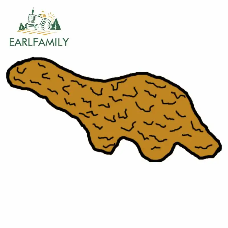 EARLFAMILY 13cmx 6.5cm for Chicken Strips Fine Car Sticker Vinyl Material Decal Graffiti Occlusion Scratch Decals For JDM SUV RV |