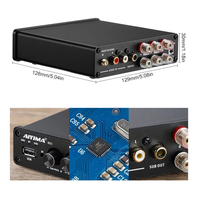 Amazon.co.jp: AIYIMA 800 X（3Ω）100 W 8インチアクティブ