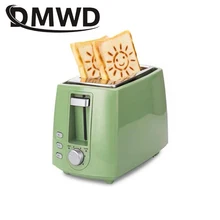 Dwmd aço inoxidável torradeira elétrica do agregado familiar automático pão máquina de cozimento café da manhã torrada sanduíche grill forno 2 fatia
