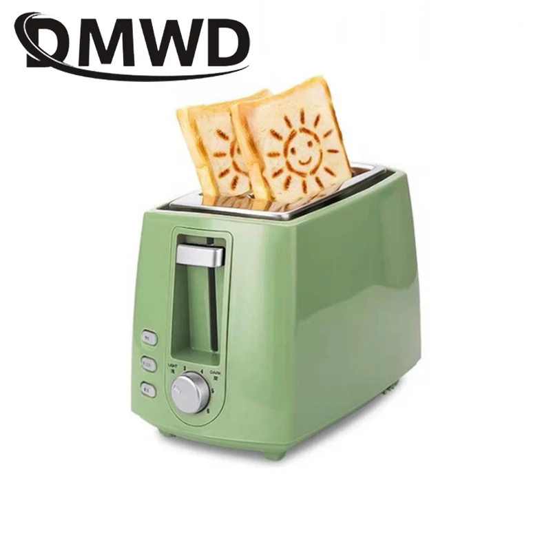 Stainless Steel Electric Toaster Auto Household Bread Baking Maker