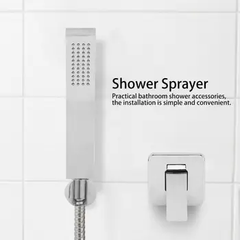 

Showering Kit G1/2in Single Function Handheld Bathroom Shower Head Set Showering Kit for Home thermostatic shower faucet set