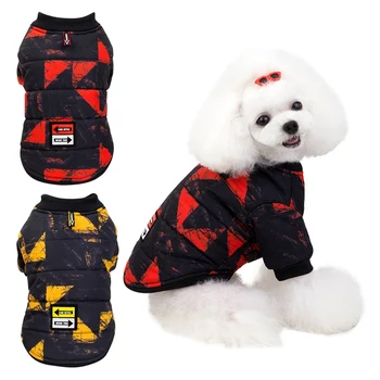 

Dog Clothes Winter Warm Pet Dog Printed Jacket Coat Puppy Chihuahua Clothing For Small Medium Dogs Puppy Yorkshire Outfit