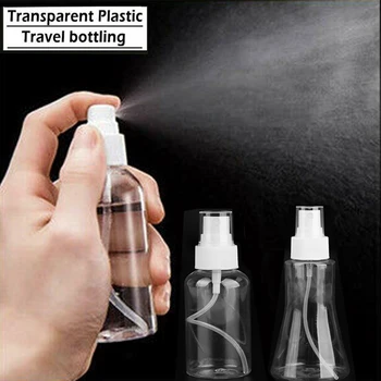 

Spray bottle empty transparent plastic filling reusable travel split bottle 10ml/20ml/30ml/50ml/60ml/80ml/100ml/150ml/200ml