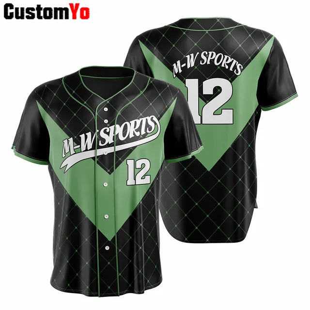 custom kids baseball jersey