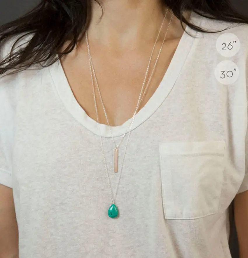 Ожерелье чокер с зеленым камнем для женщин многослойная цепочка на свитер