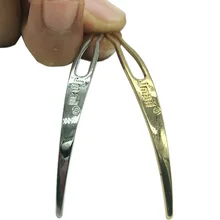 Дреды иглы для наращивания волос Инструменты Крючком Крючок для дредов Блокировка Инструменты Серебряный блонд легко фиксирующая игла