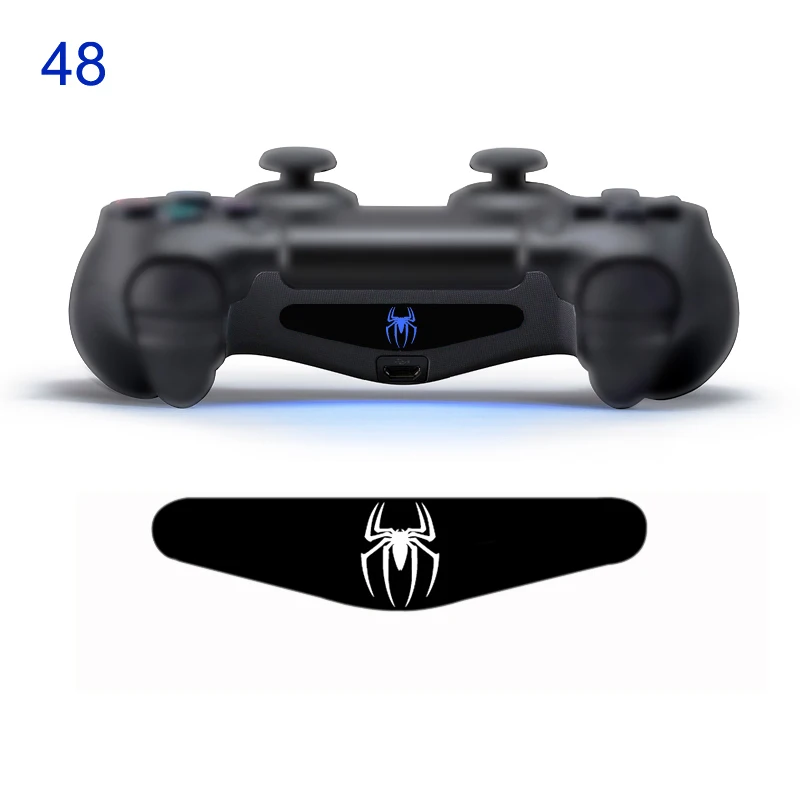 2 шт игровой контроллер светильник Панель световая панель Наклейка для PS4 Playstation 4 идеальный - Цвет: NO 48