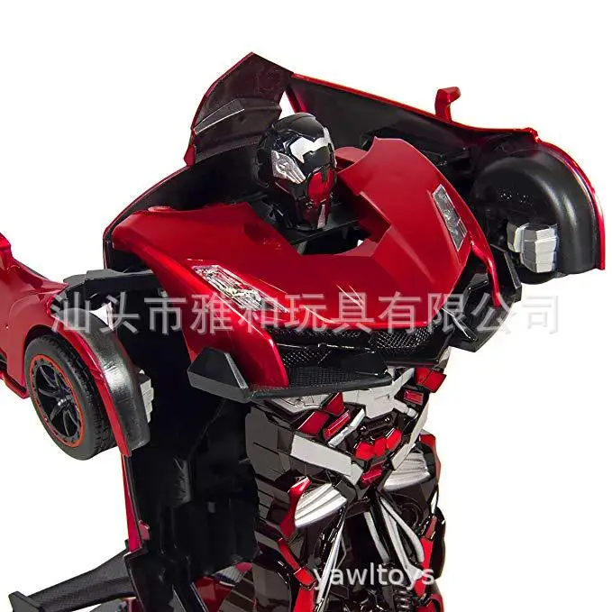 

Transformation Remote-control Automobile Toy Robot Car Model Children Boy Race Car Rechargeable Toy Car English