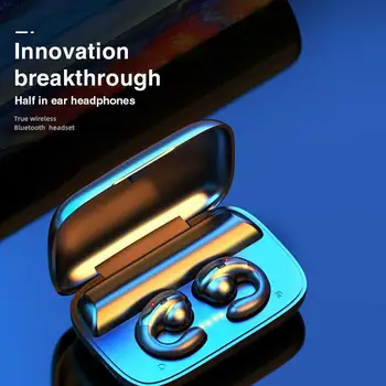 

5.0 Bluetooth Earphones Wireless Headset PK GT1 Hanging Binaural Ear Earphone Conduction Call Earphone Wireless HD Bone M8Y5