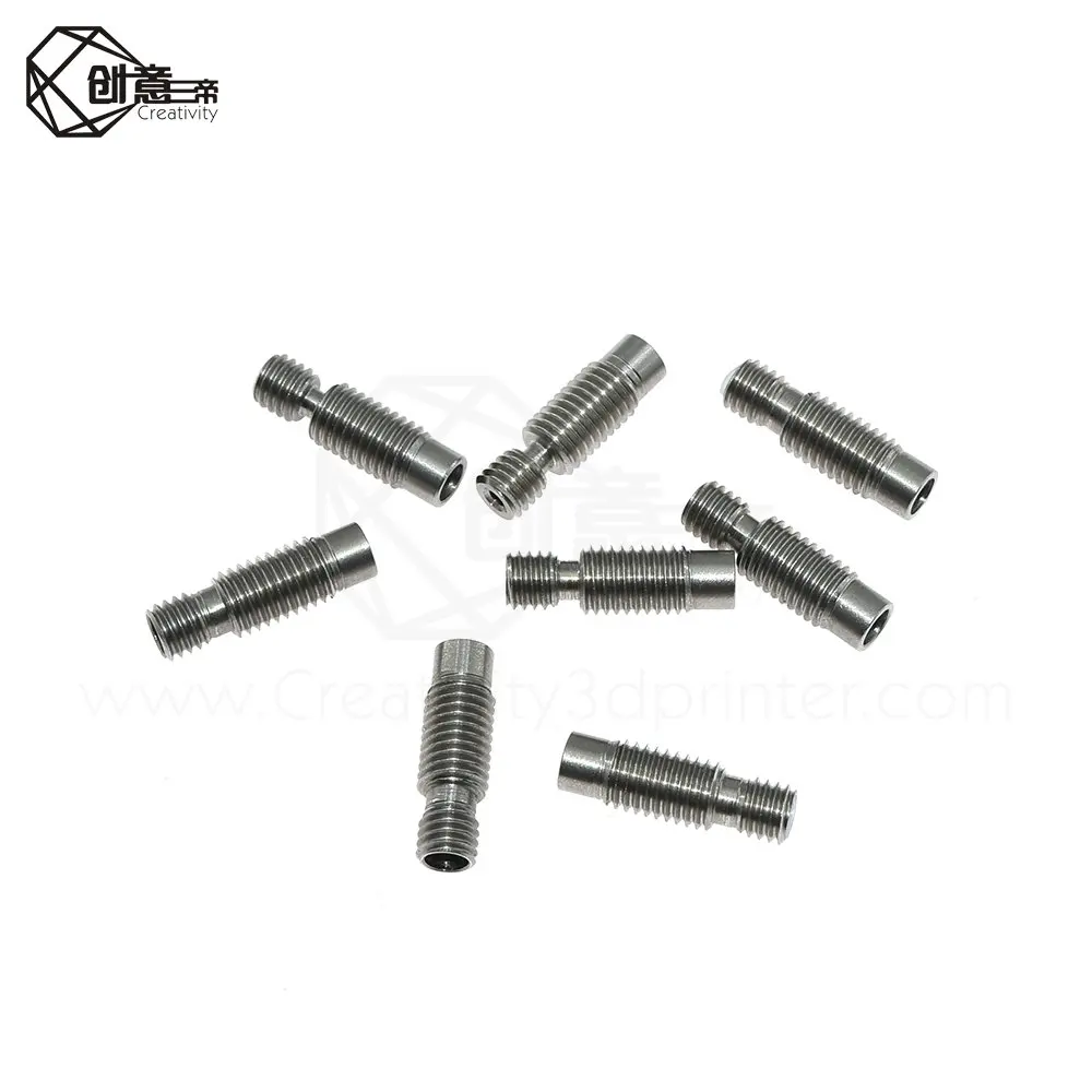 5 шт./лот деталь для 3D принтера V6 Remote Throat Heat Break Hotend M6 нити 1 75/3 0/4 мм горловина v6 из