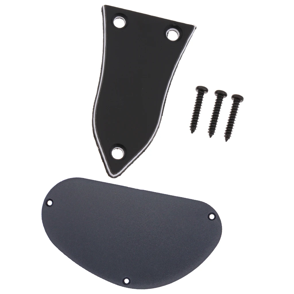3-ply Truss Rod Cover Screws Set with Guitar Cavity Cover Guitar Parts
