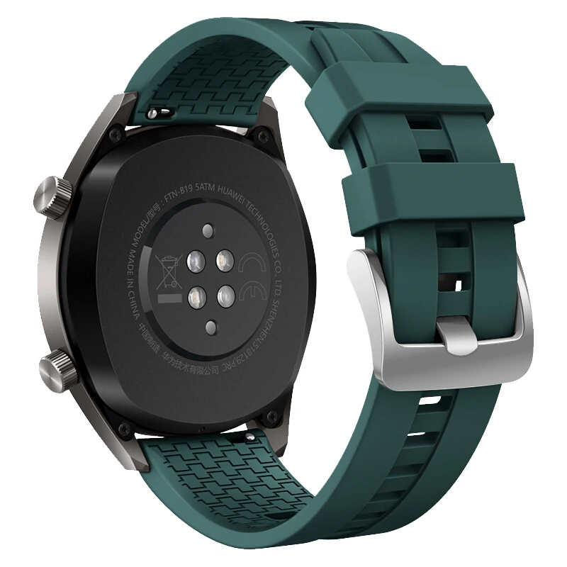 Ремешок силиконовый для Samsung Galaxy watch 46 мм Gear S3 Band спортивный браслет Huawei Watch GT 22 S 3