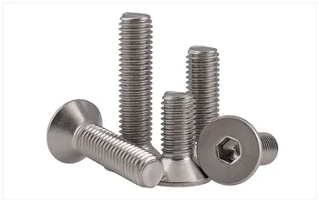 

DIN7991 316 stainless steel countersunk head flat head screws Hex socket screws M6 M8 M10 screws bolts