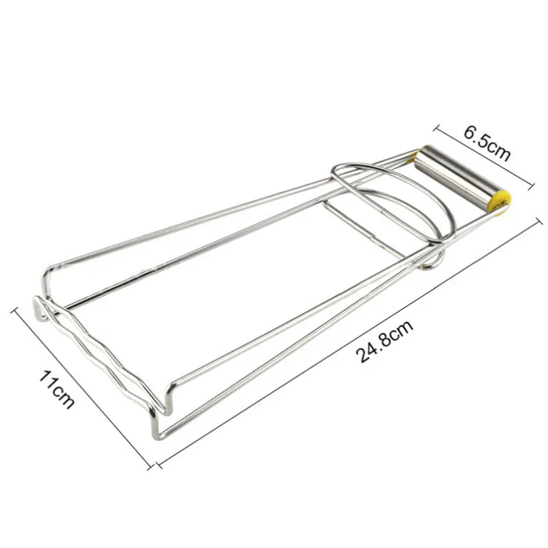 Креативный зажим для чаши из нержавеющей стали, универсальный антинагревающий зажим с лотком, большой держатель для кастрюли, для повседневной жизни, для кухни, маленькие инструменты h1
