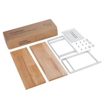 

2 Layers Kitchen Wooden Spices Rack Free Standing Shelf Rack Glass Pot Jars Seasoning Bottle Storage Racks Organizer Holder
