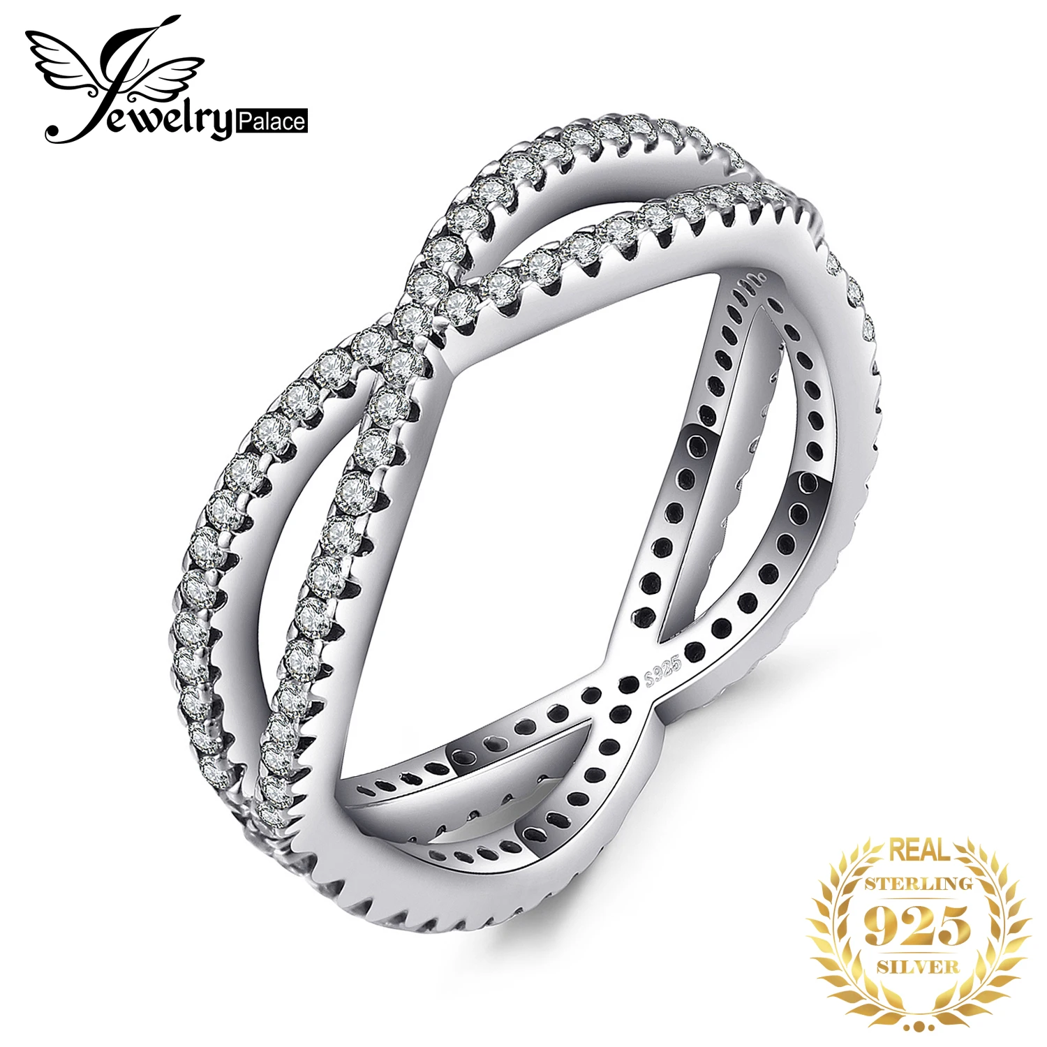 Jewelrypalace стерлингового серебра 925 Cosmic линии заявление кольцо|Кольца| |