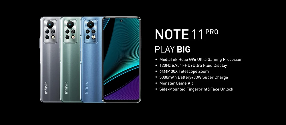 latest infinix smart Global Version Infinix Note 11 Pro 8GB 128GB 6.95'' Display Smartphone5000 BatteryHelio G96 120Hz Refresh Rate 64MP Camera infinix latest version