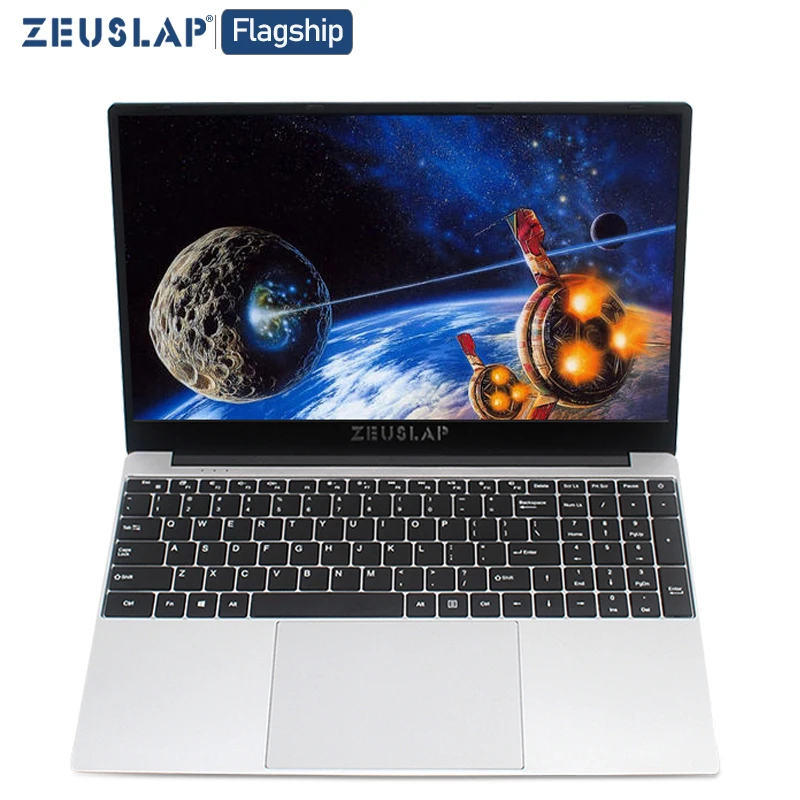 Ноутбук ZEUSLAP 15 6 дюйма Intel четыре ядра 8 ГБ ОЗУ 64 Гб 128 512 1 ТБ SSD Windows 10 pro 1920X1080P нетбук
