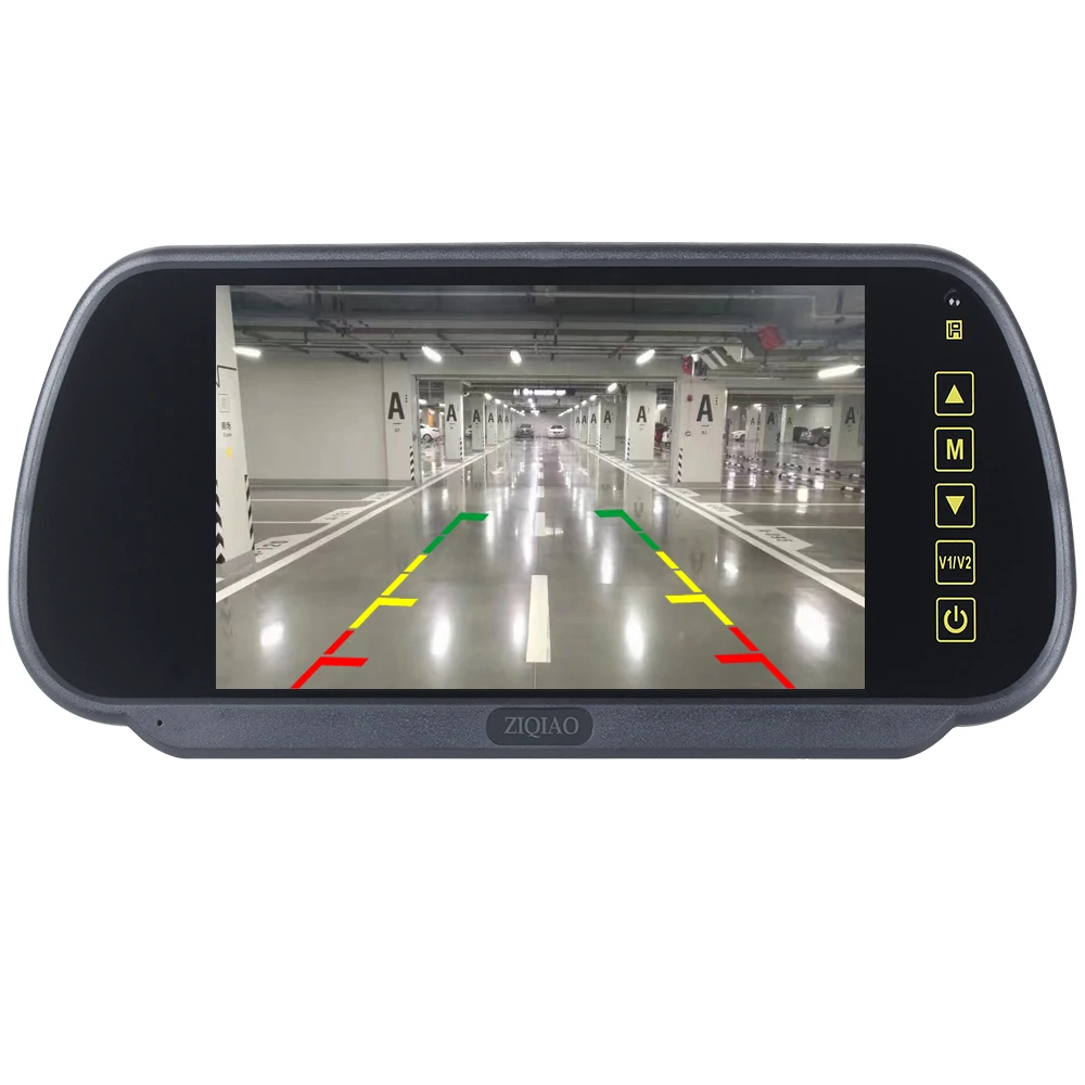 ZIQIAO 7 дюймовый TFT LCD автомобильный комплект зеркал для мониторов Автомобильный