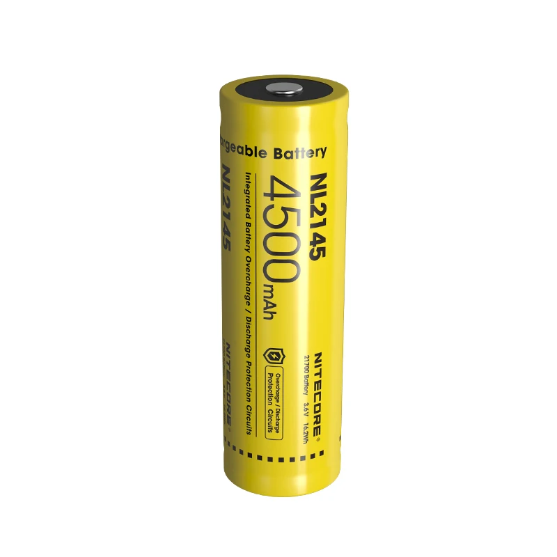 NITECORE 21700 литий-ионная аккумуляторная батарея 3,6 v 16.2Wh NL2145 4500mAh высокопроизводительная Защитная батарея