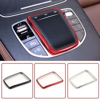 

TPU Car Central Control Multimedia Protection CoverTrim For Mercedes Benz C E GLC GLS S Class W205 W213 X253 X167 W222 2018-2020