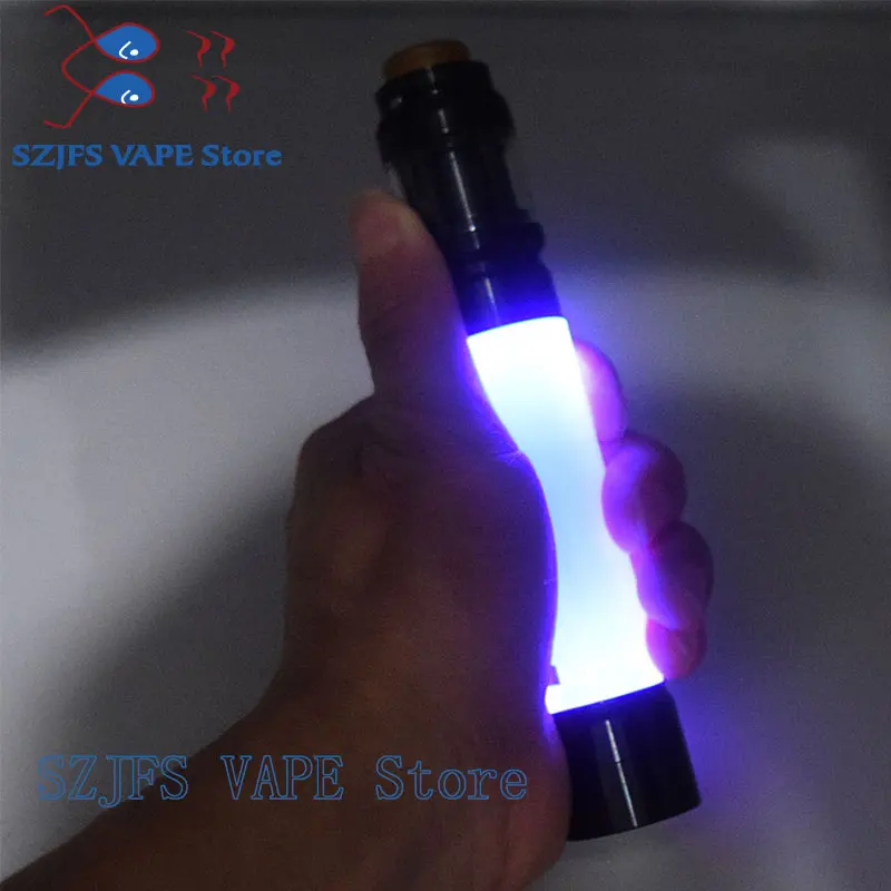 Светодиодный трубчатый мод с qp JuggerKnot Fatality rta 18650 аккумулятор 24 мм vs Black ТНА 200 Вт TC Box