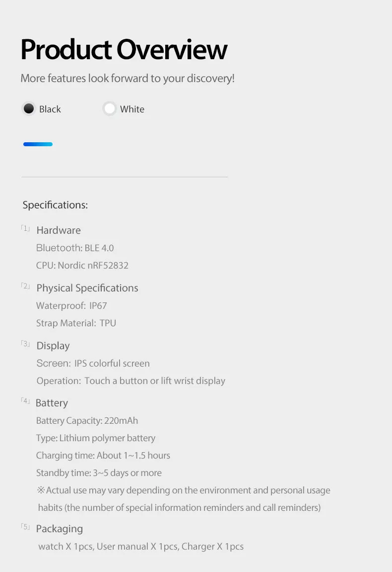 Смарт-часы Bluetooth для Android iOS Водонепроницаемый Фитнес-трекер сенсорный экран Спорт Здоровье кровяное давление часы 812#2